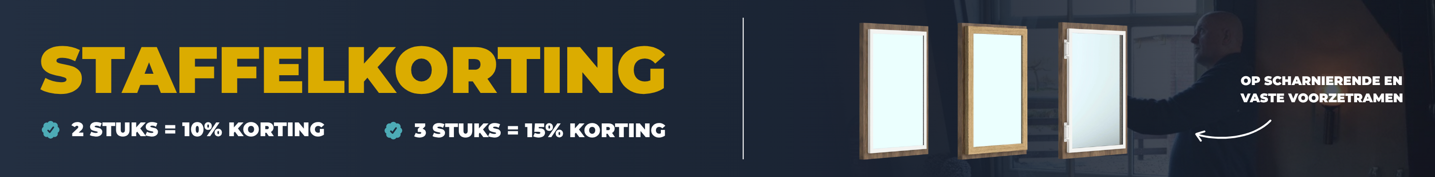 Banner Staffelkorting - 1